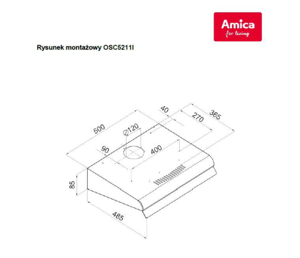 Amica OSC5211I - 374177 - zdjęcie 2